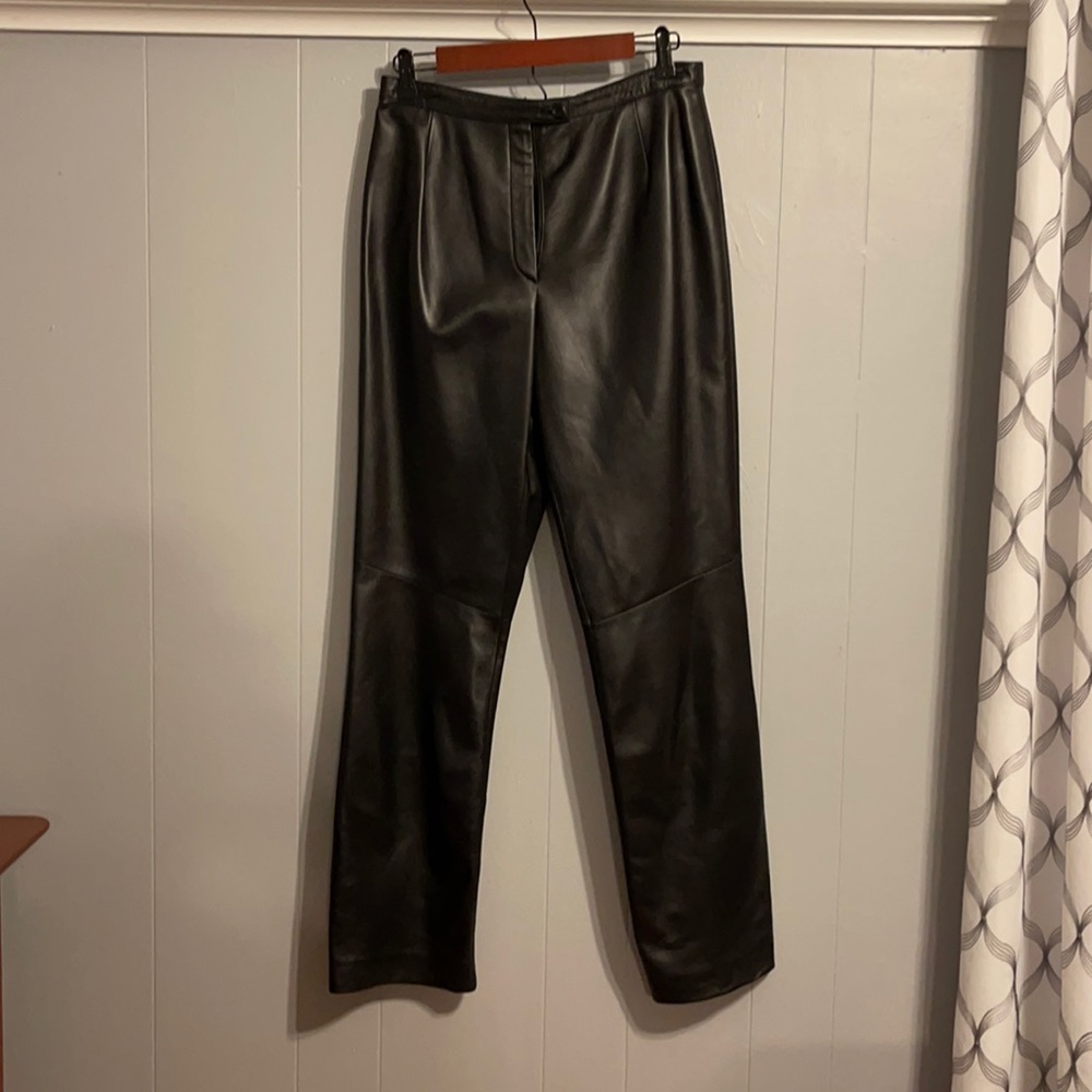 Black Leather Pants